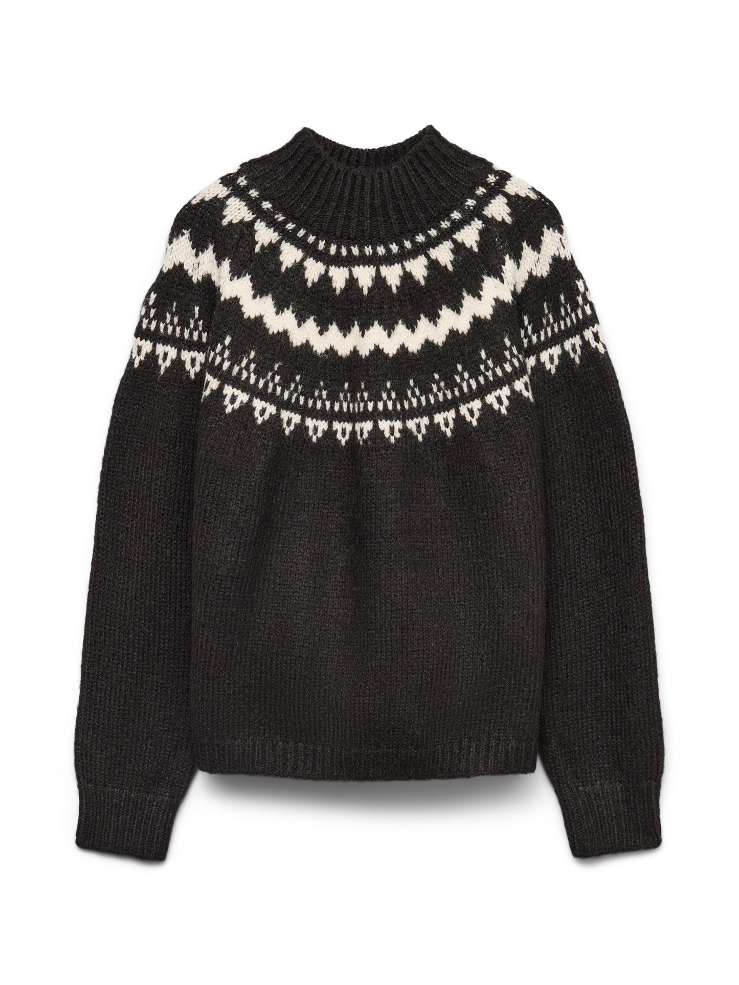 Chocolate Fairisle Jumper