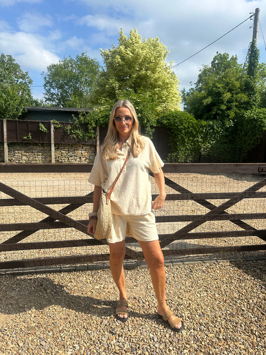 Toweling Short Two Piece