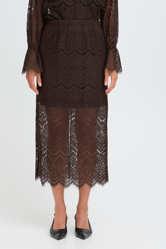 Brown Lace Skirt