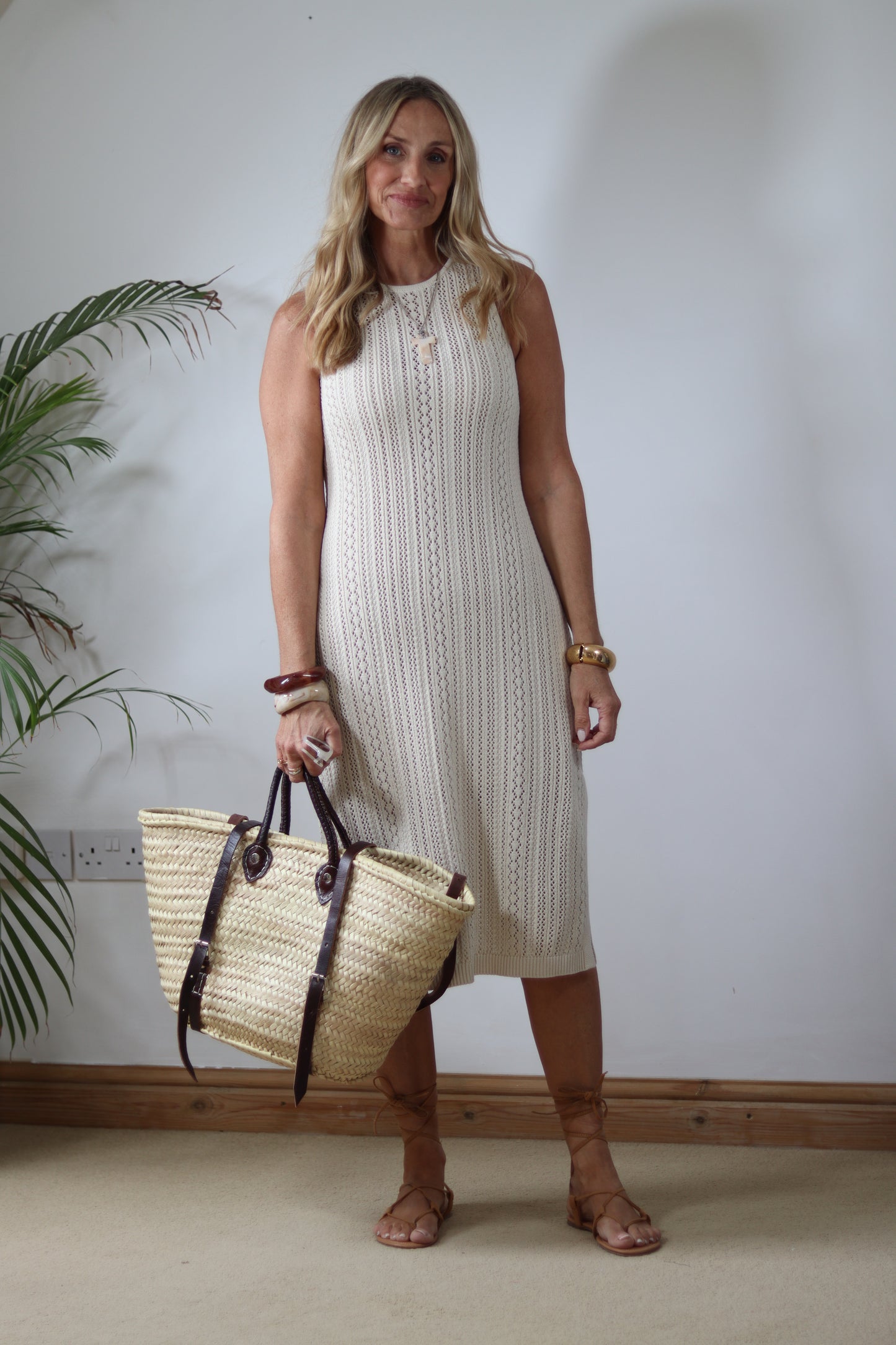 Crochet Midi Dress