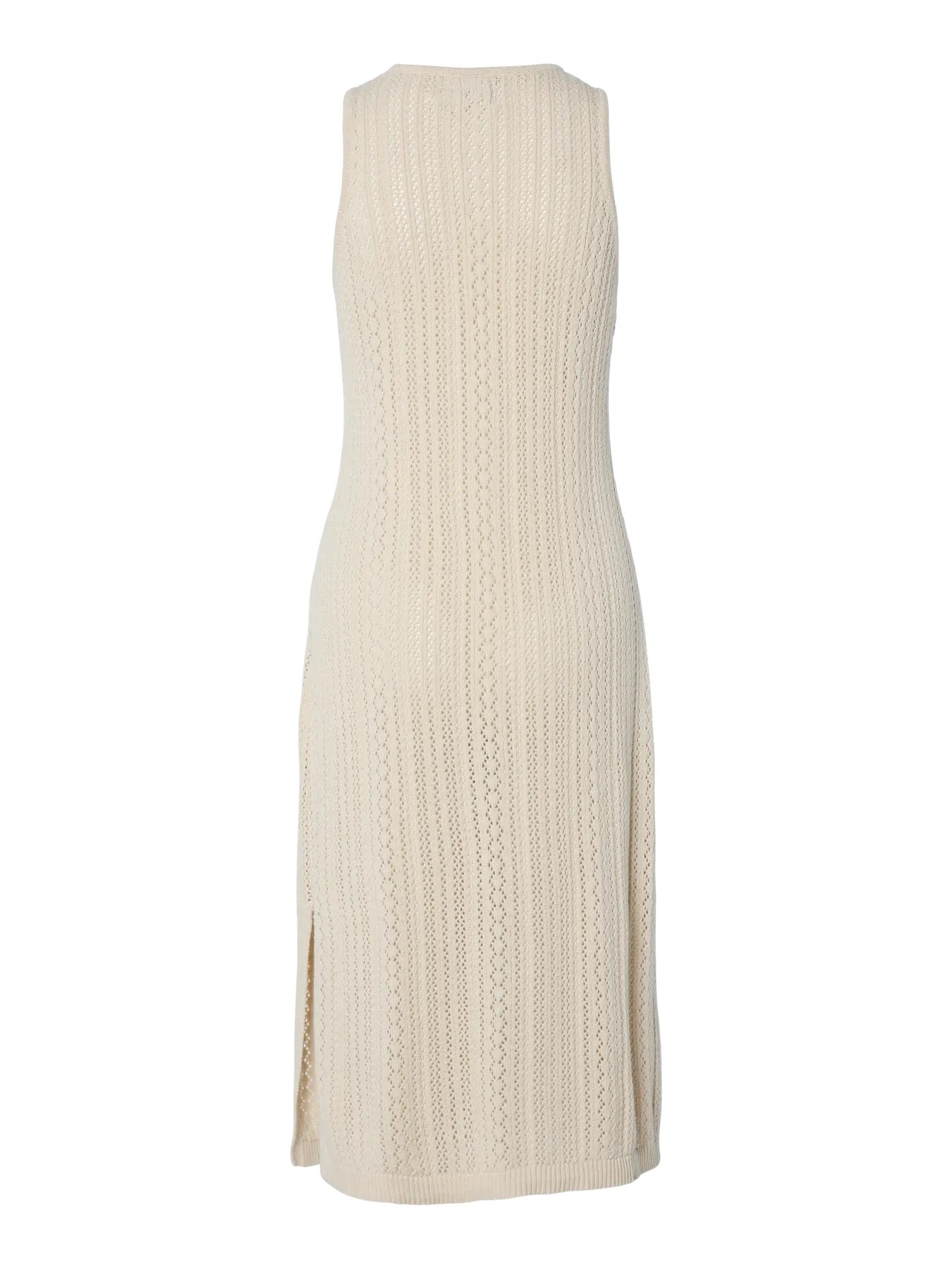 Ecru Knitted Dress