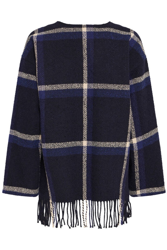 Check Tassle Jacket