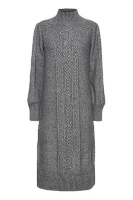 Grey Cable Knitted Dress