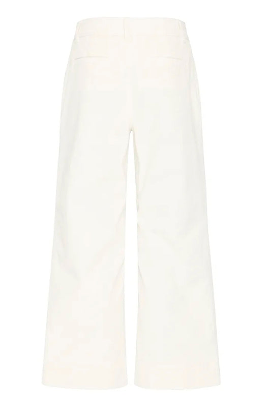 Cropped Winter White Cords