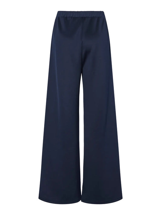 Navy Joggers with Side Stripe