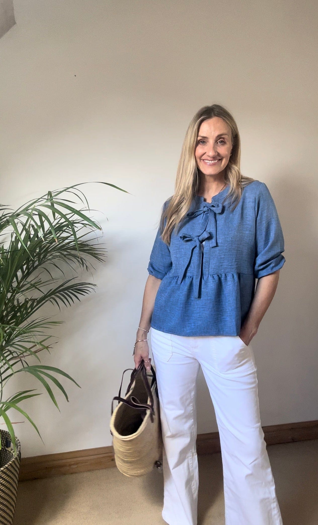 Tie Front Blouse