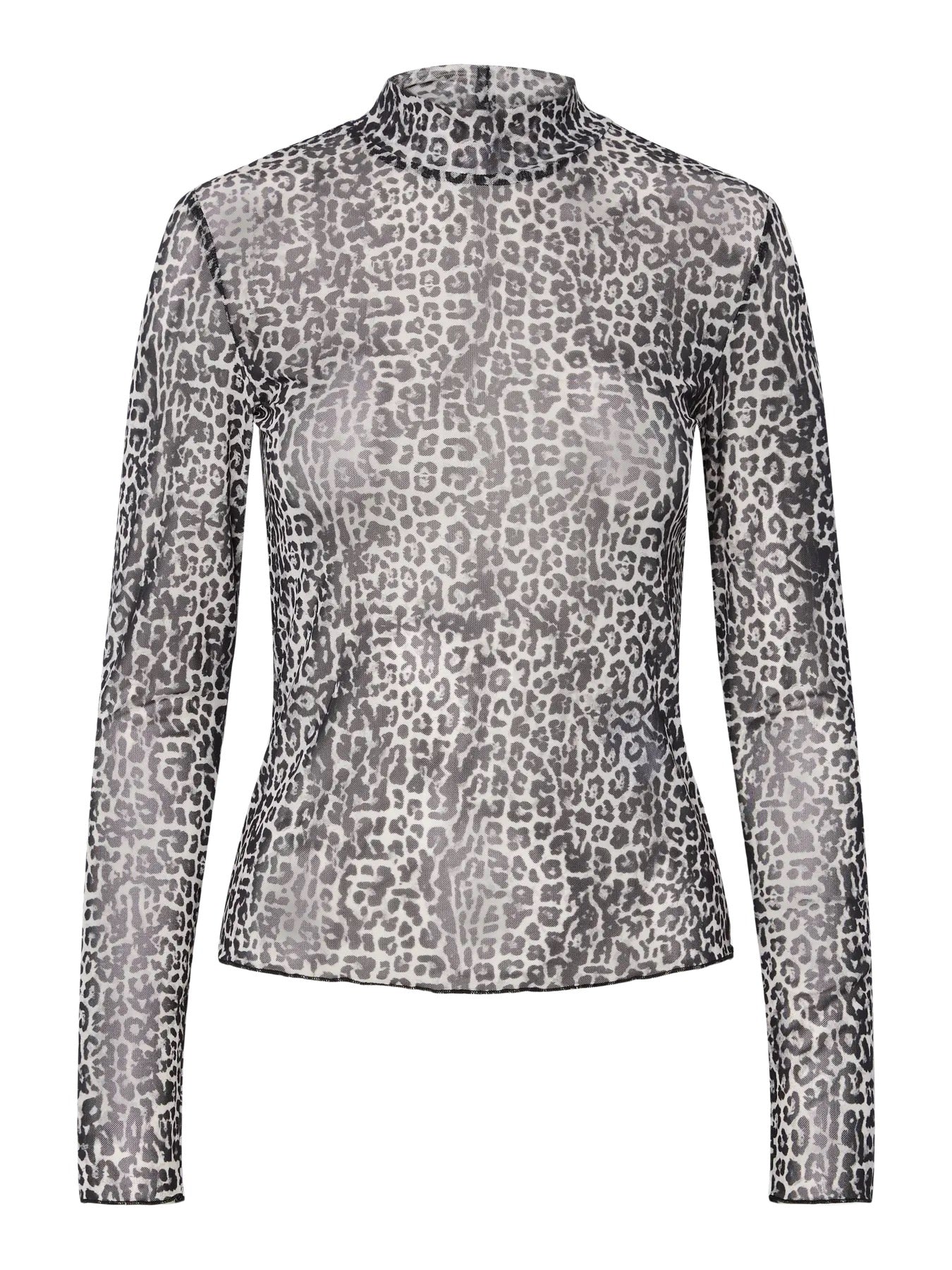 Grey Leopard Print Base Layer