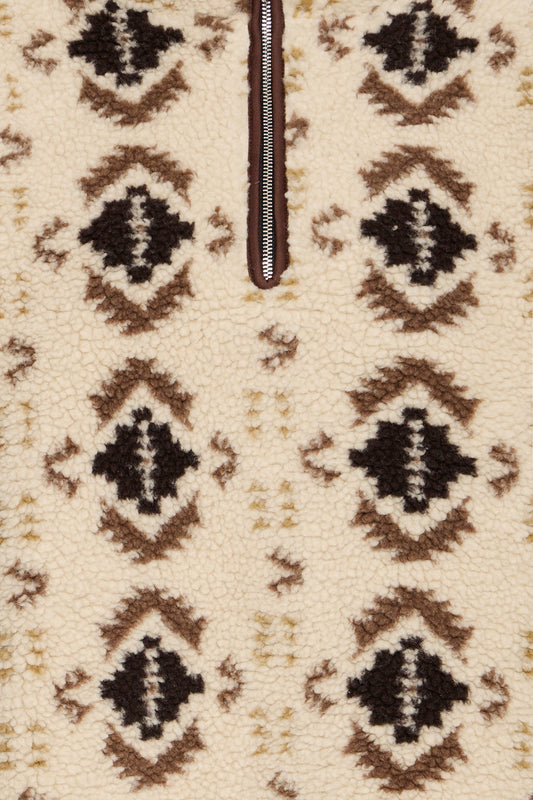 Ikat Print Fleece