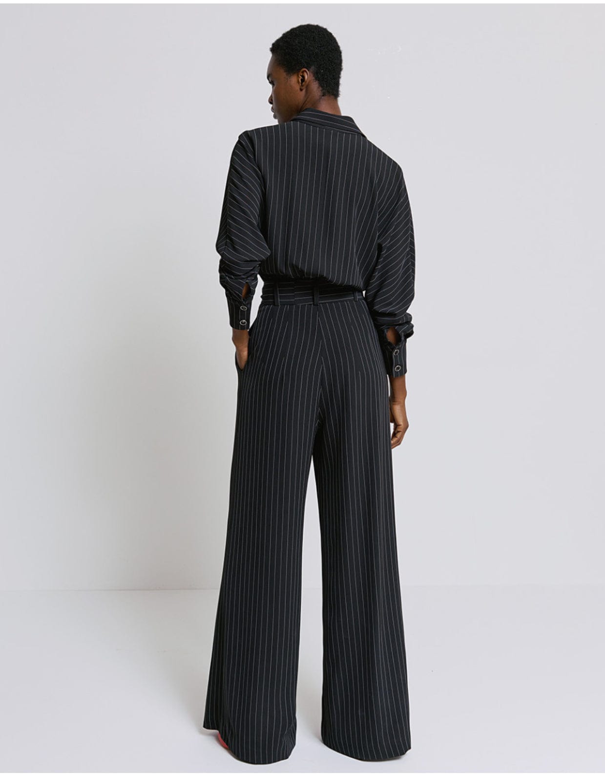 Pinstripe Jumpsuit