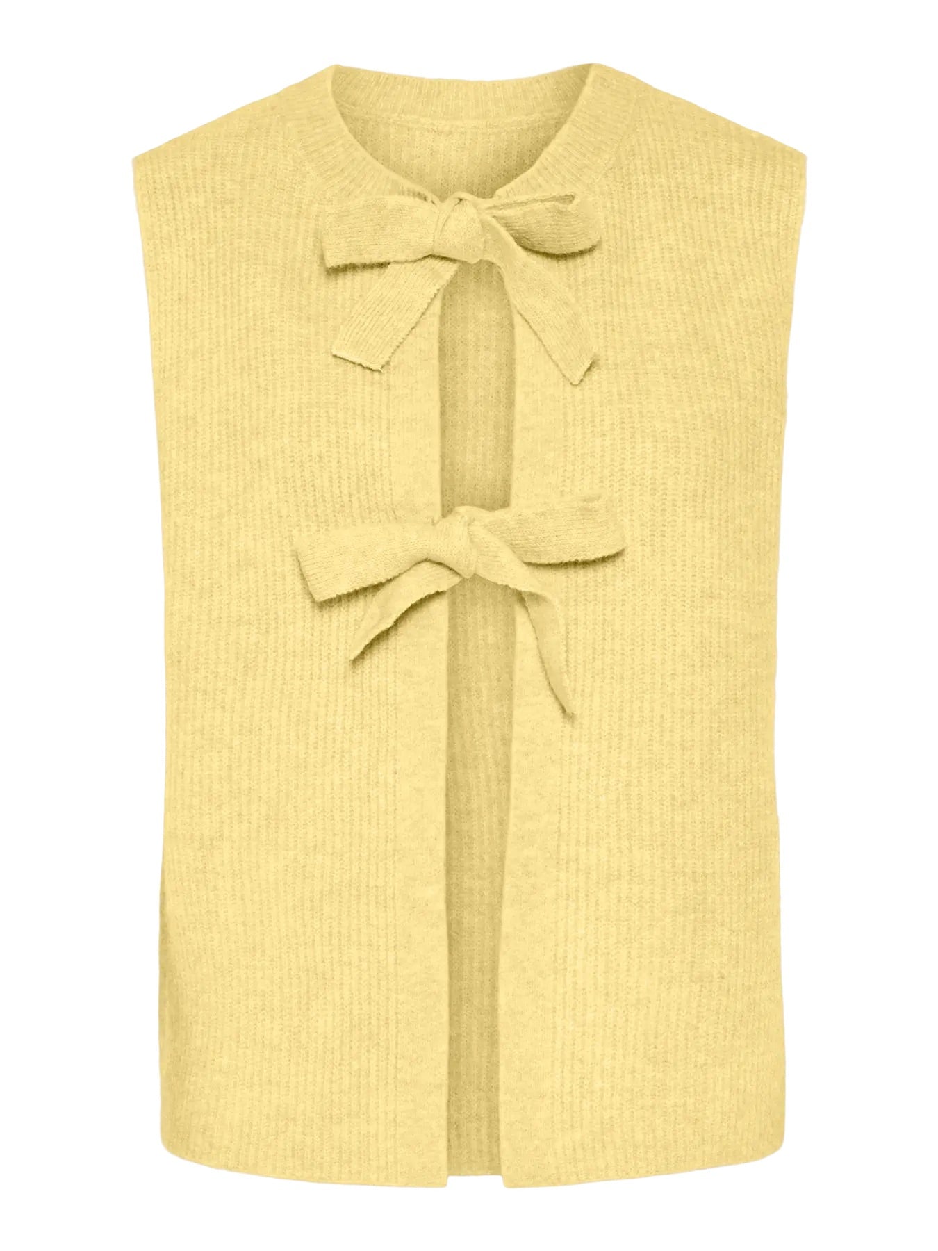 Tie Front Sleeveless Knit