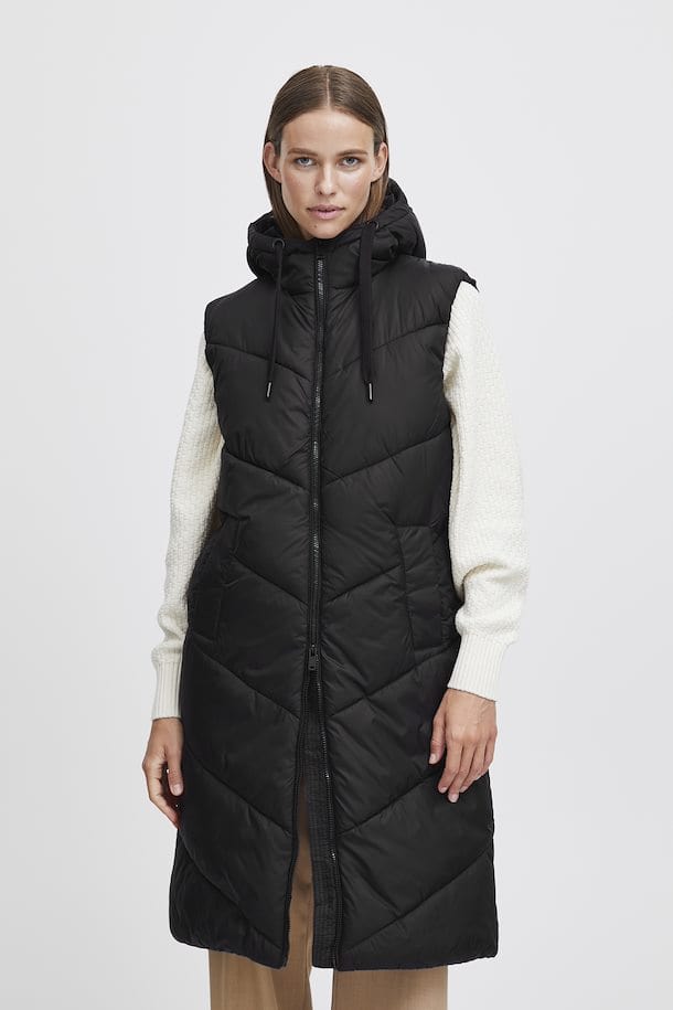 Quilted Gilet Black The Cotswold Shed