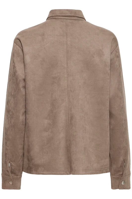 Faux Suede Shirt