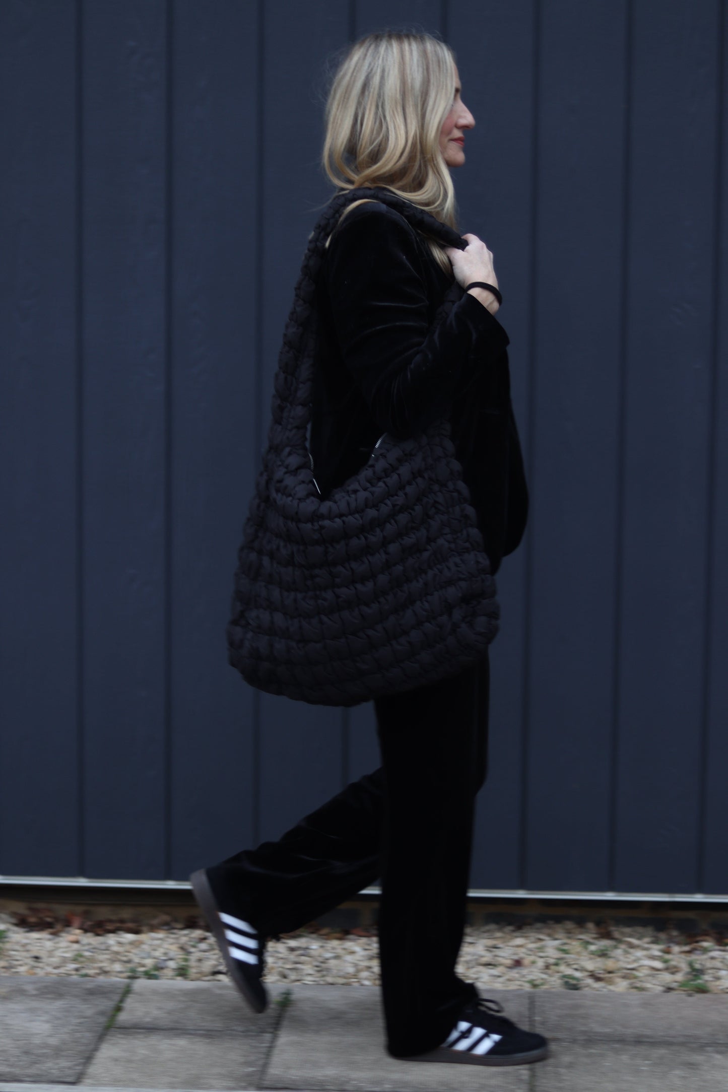 Black velvet Trousers