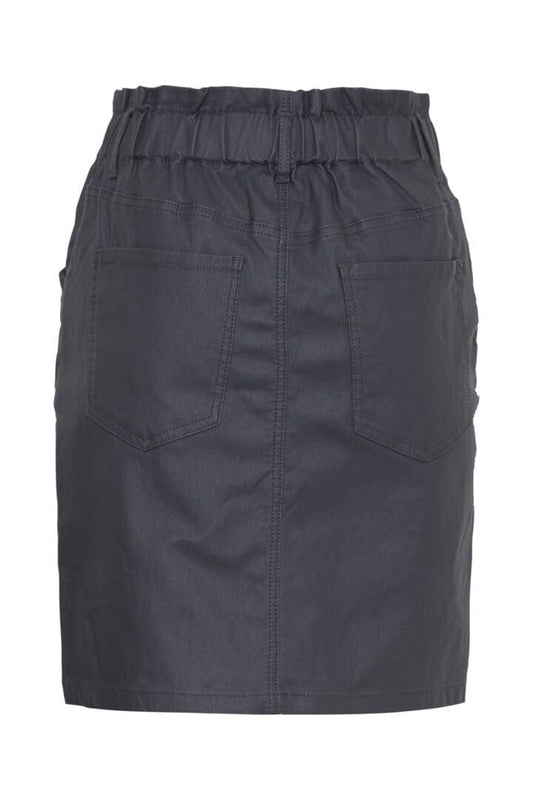 Coated Mini Skirt