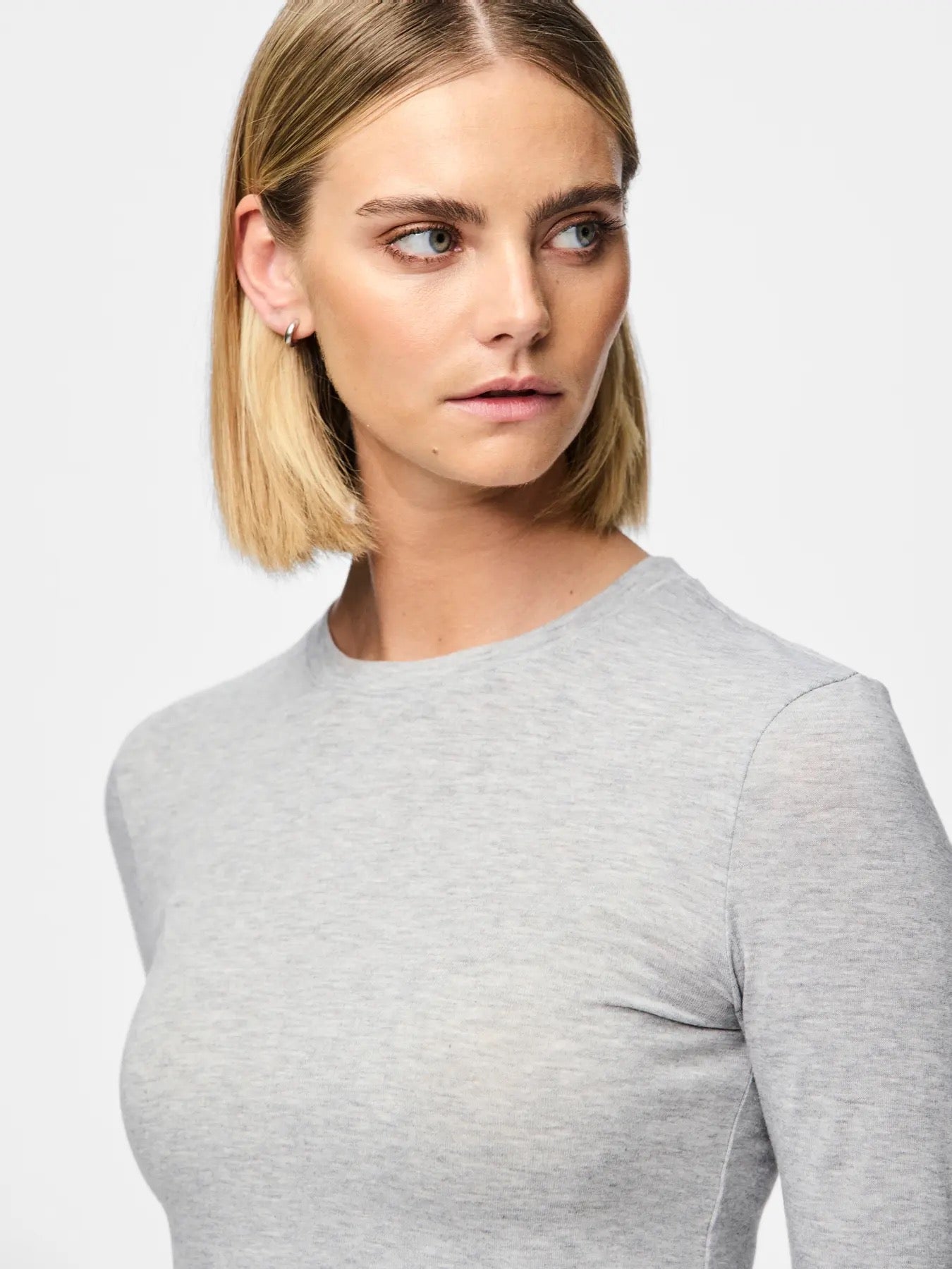 Light Grey Melange Base Layer