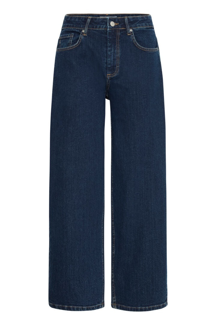 Slim Barrel Leg Jeans - Ink