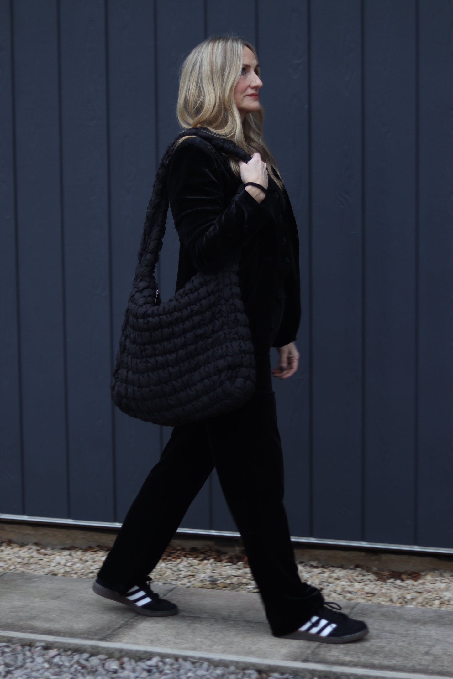 Black velvet Trousers