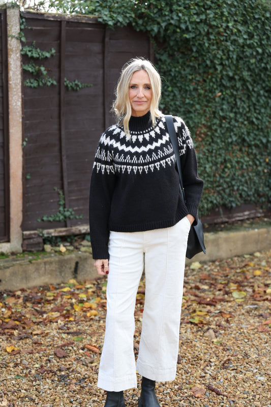 Black Fairisle Jumper