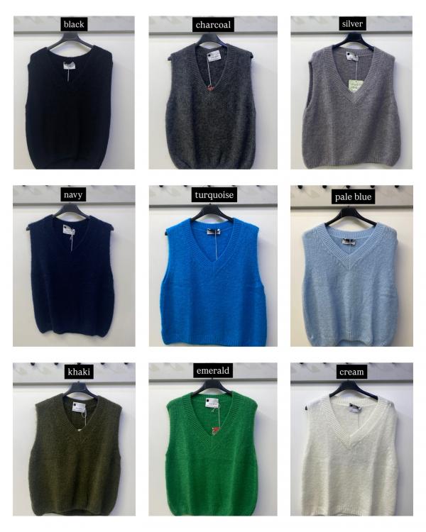 Mohair V Neck Tank Top