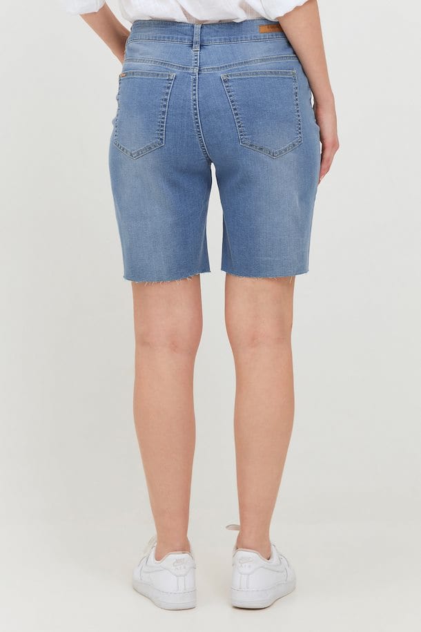 Pale blue Denim Shorts