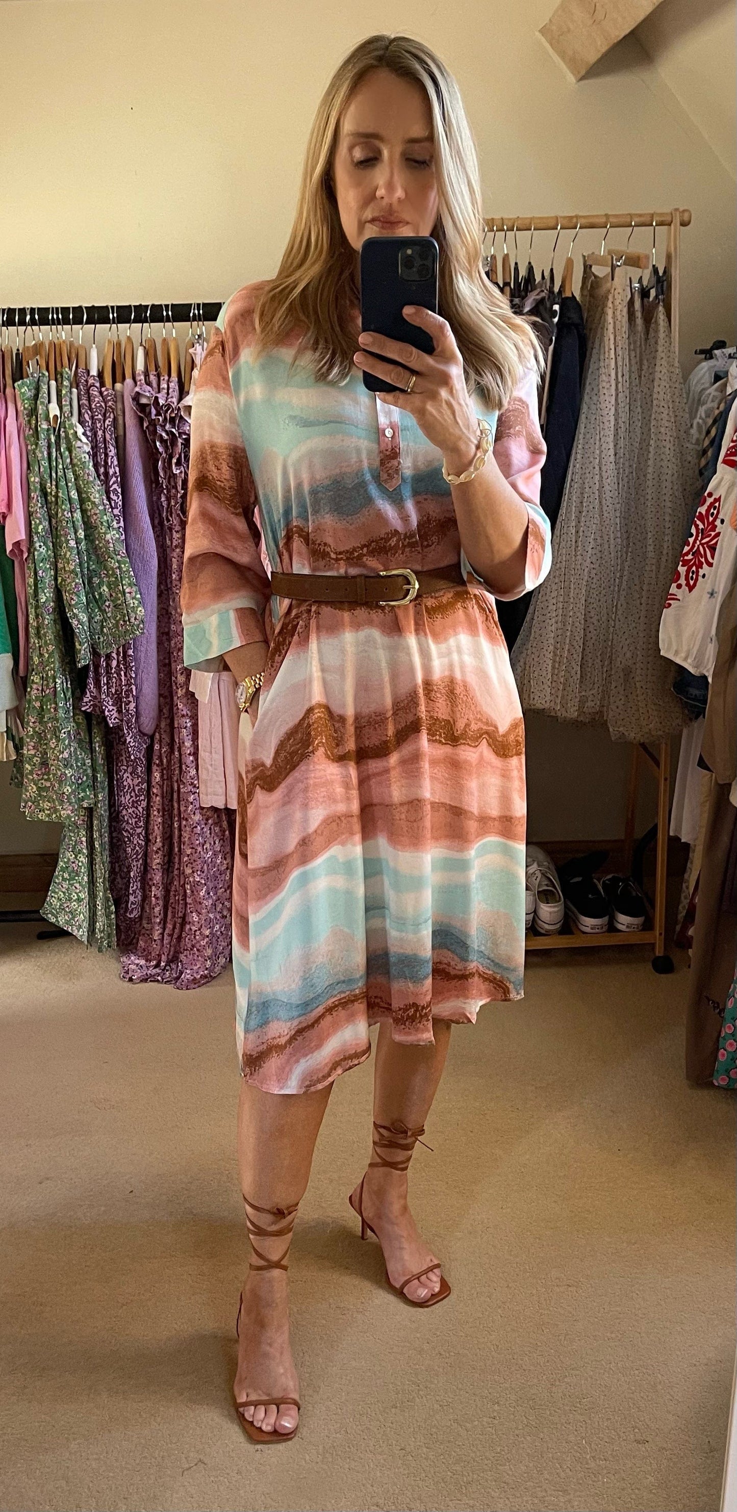 Coral Cloud Dress