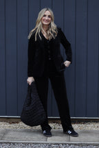 Black Velvet Blazer