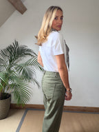 Slim Barrel Coloured Jeans