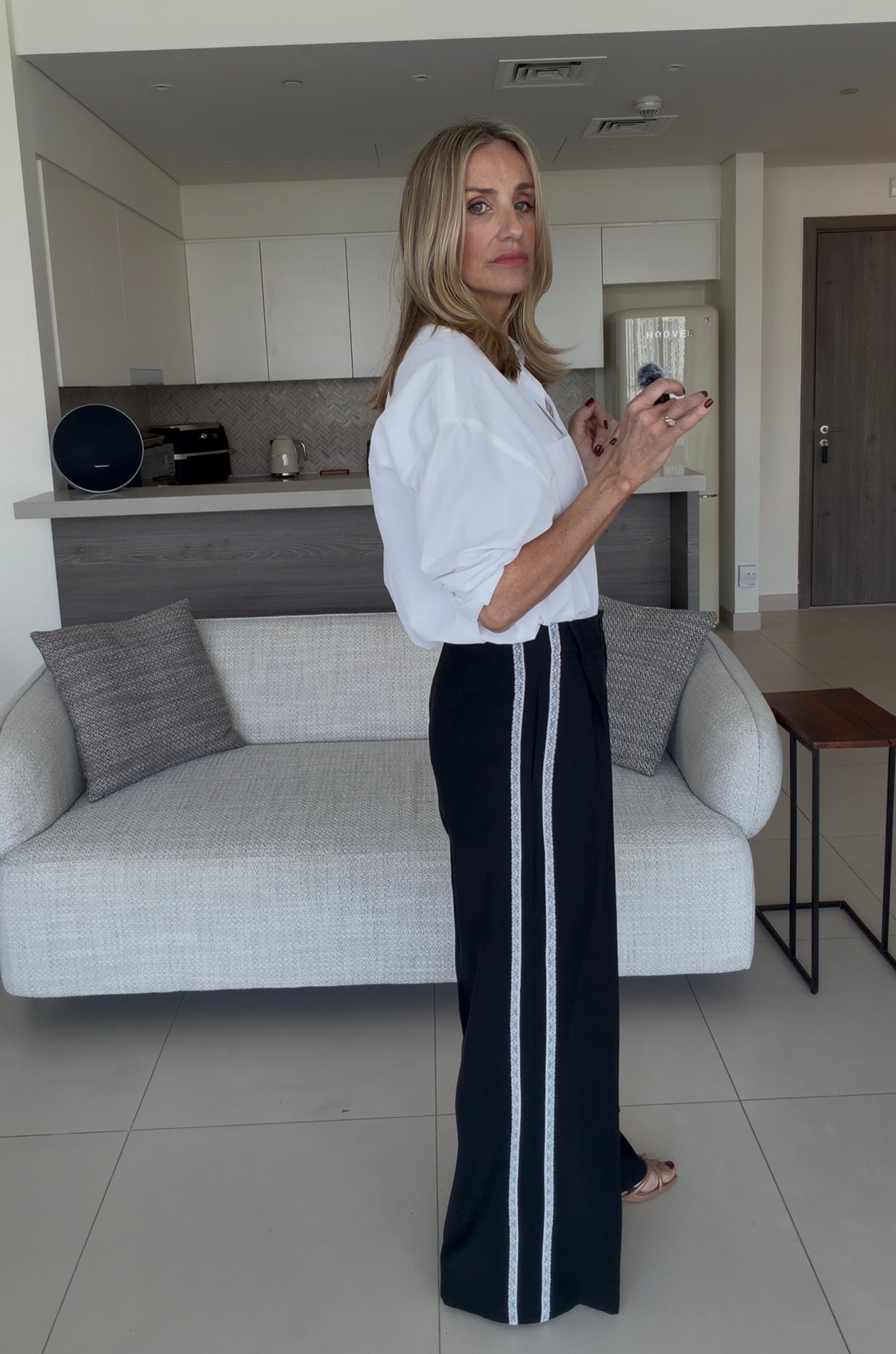 Lace Side Stripe Trousers