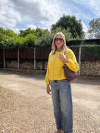 Round Neck Mohair Cardigan