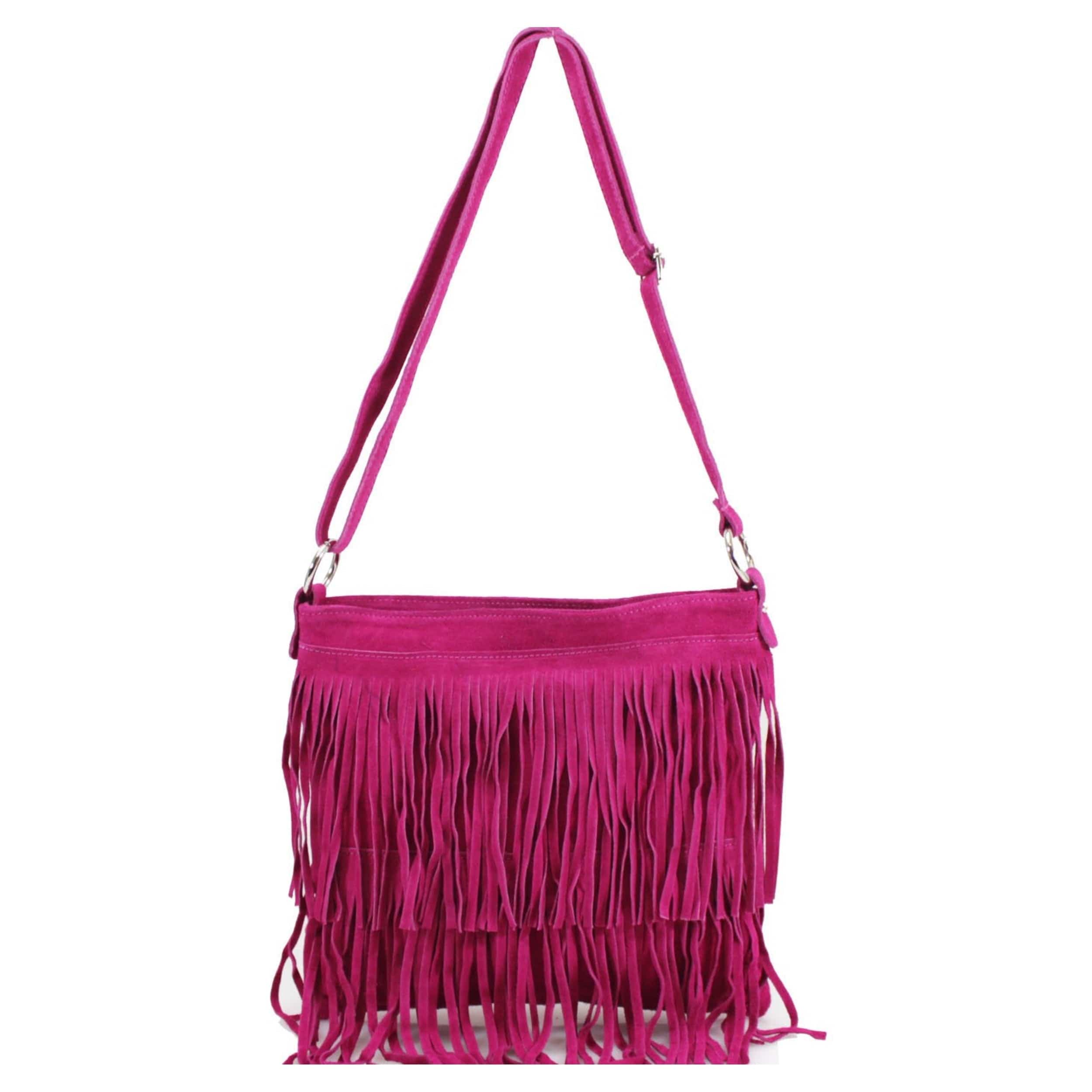 Suede Tassel Bag