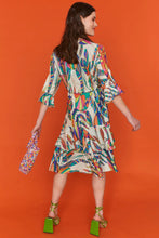 Load image into Gallery viewer, Pucci Inspired Print Wrap Dress
