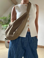 Oversized Fabric Bumbag -