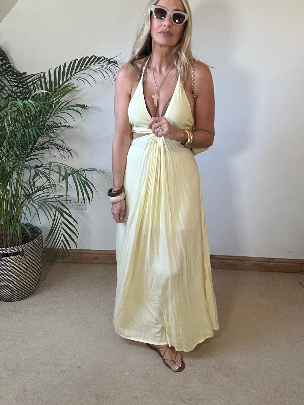 Cut Out Resort Wear Dress