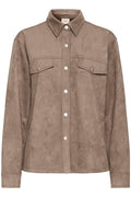 Faux Suede Shirt