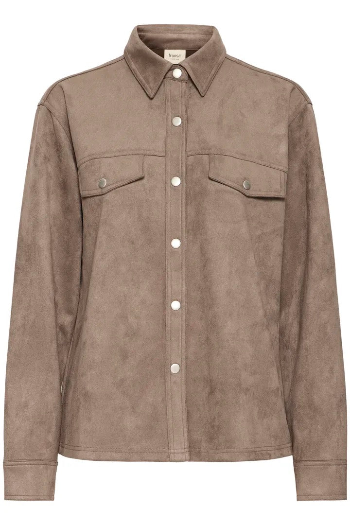 Faux Suede Shirt