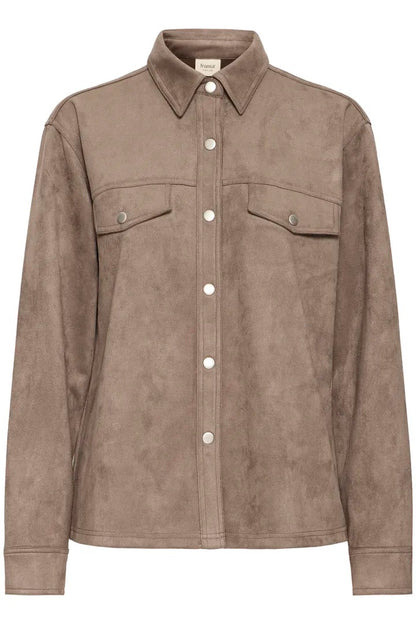 Faux Suede Shirt