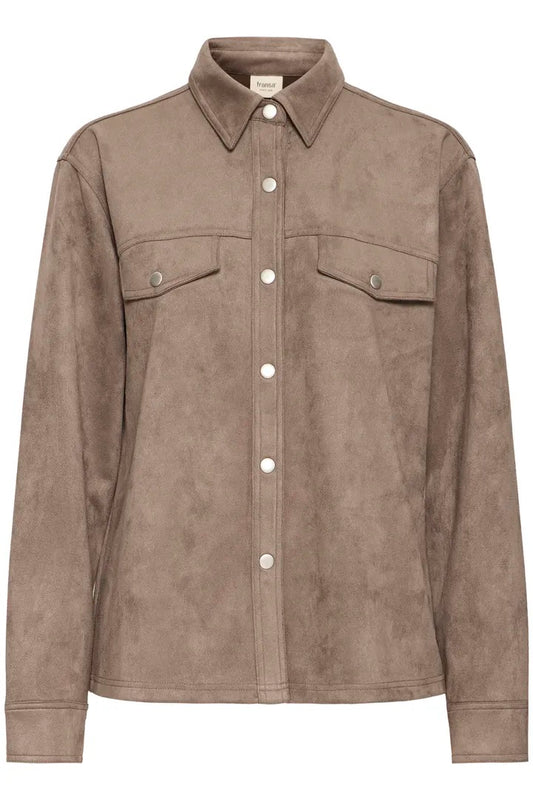 Faux Suede Shirt