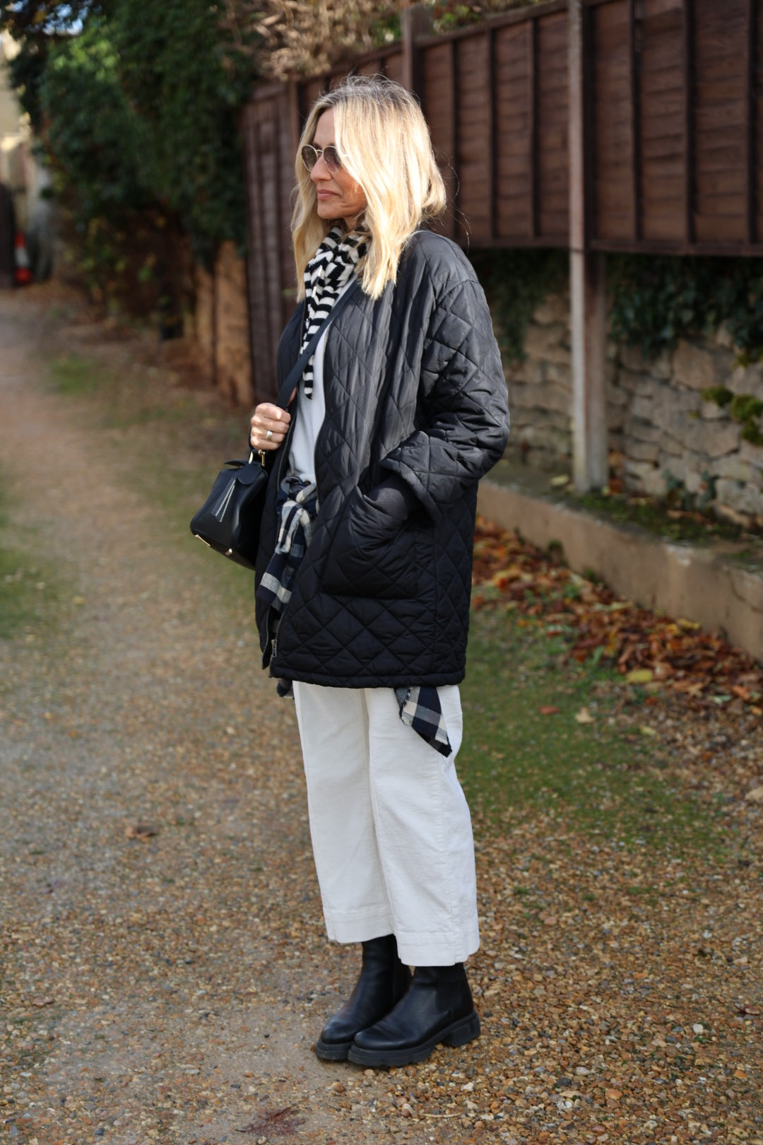 Black Quilted Jacket