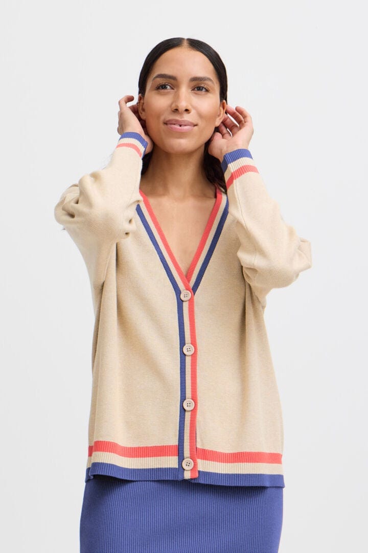 Stripe Edge Cardigan