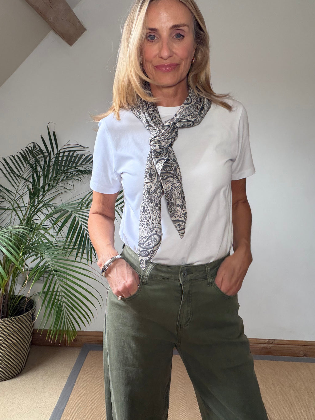 Paisley Triangle Scarf