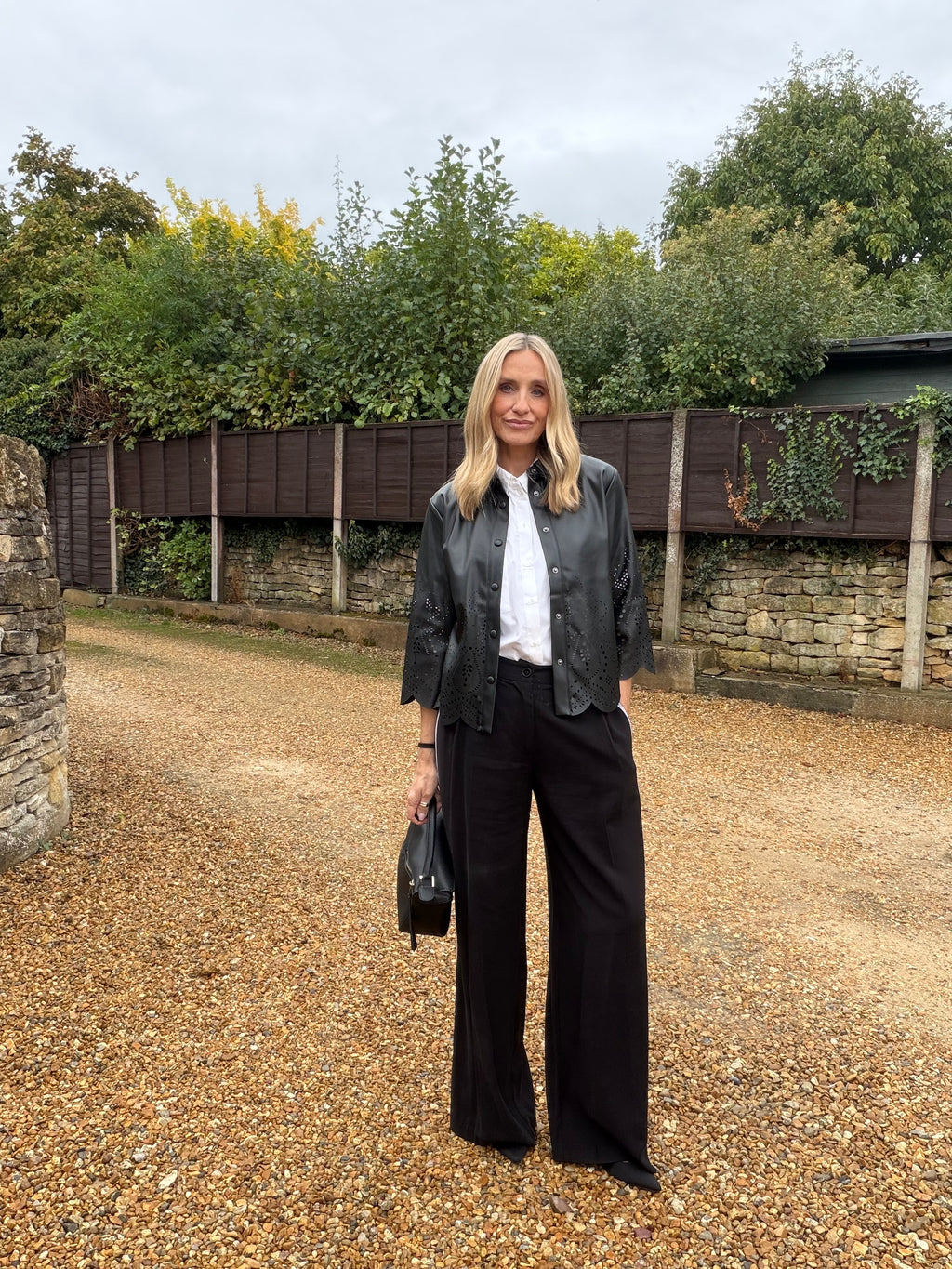 Lace Side Stripe Trousers