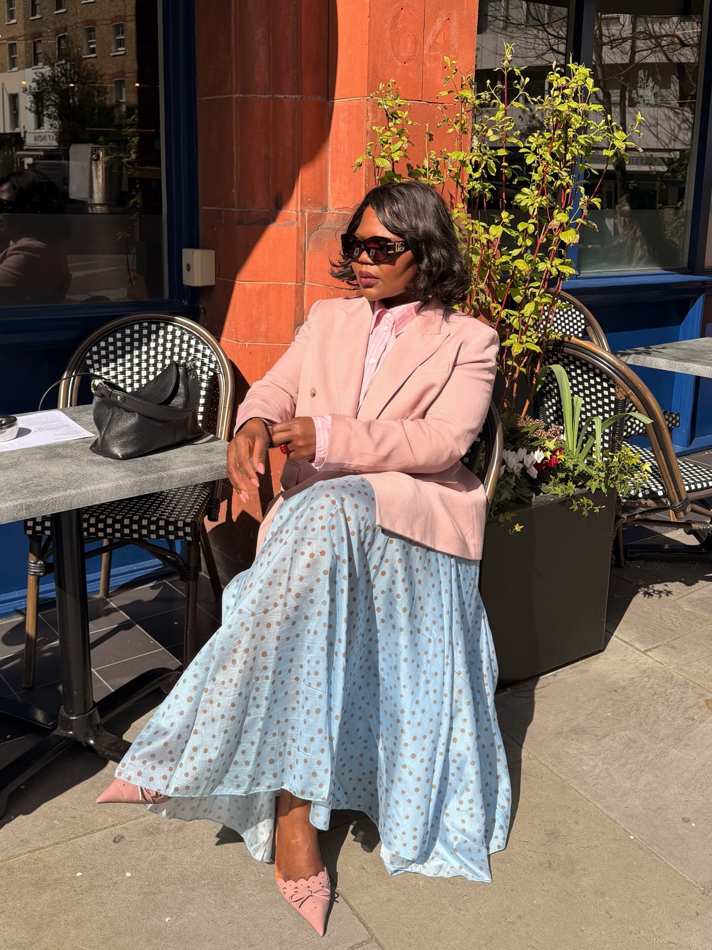 Polka Dot Maxi Skirt