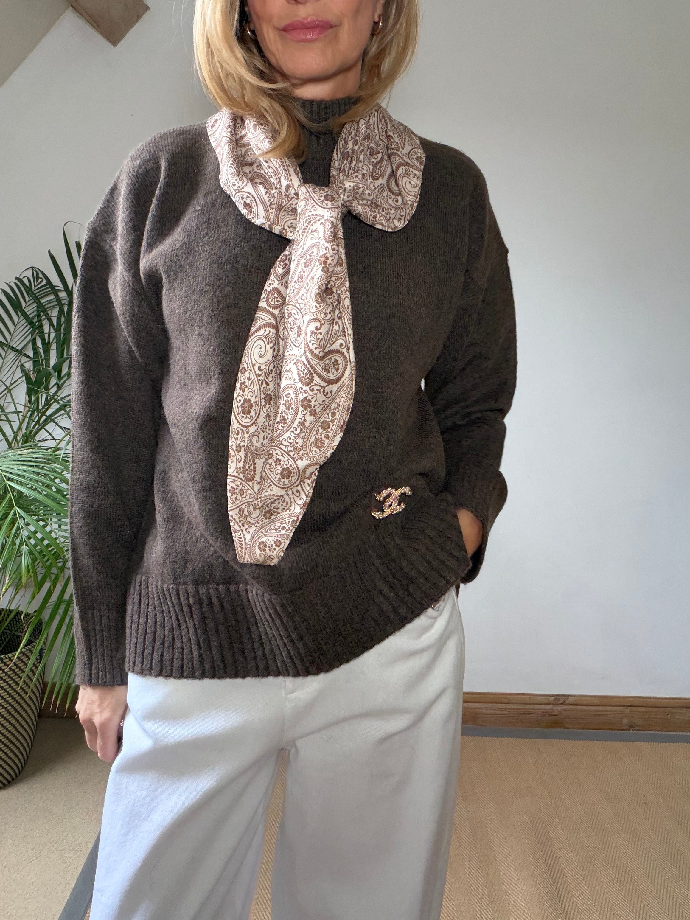 Paisley Triangle Scarf