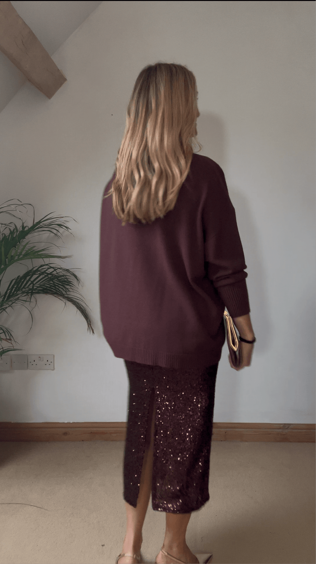 Relaxed Fit Roll Neck Jumper