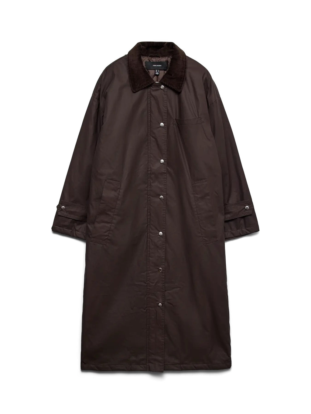 Chocolate Knee Length Barn Coat