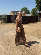 Velour Maxi Dress
