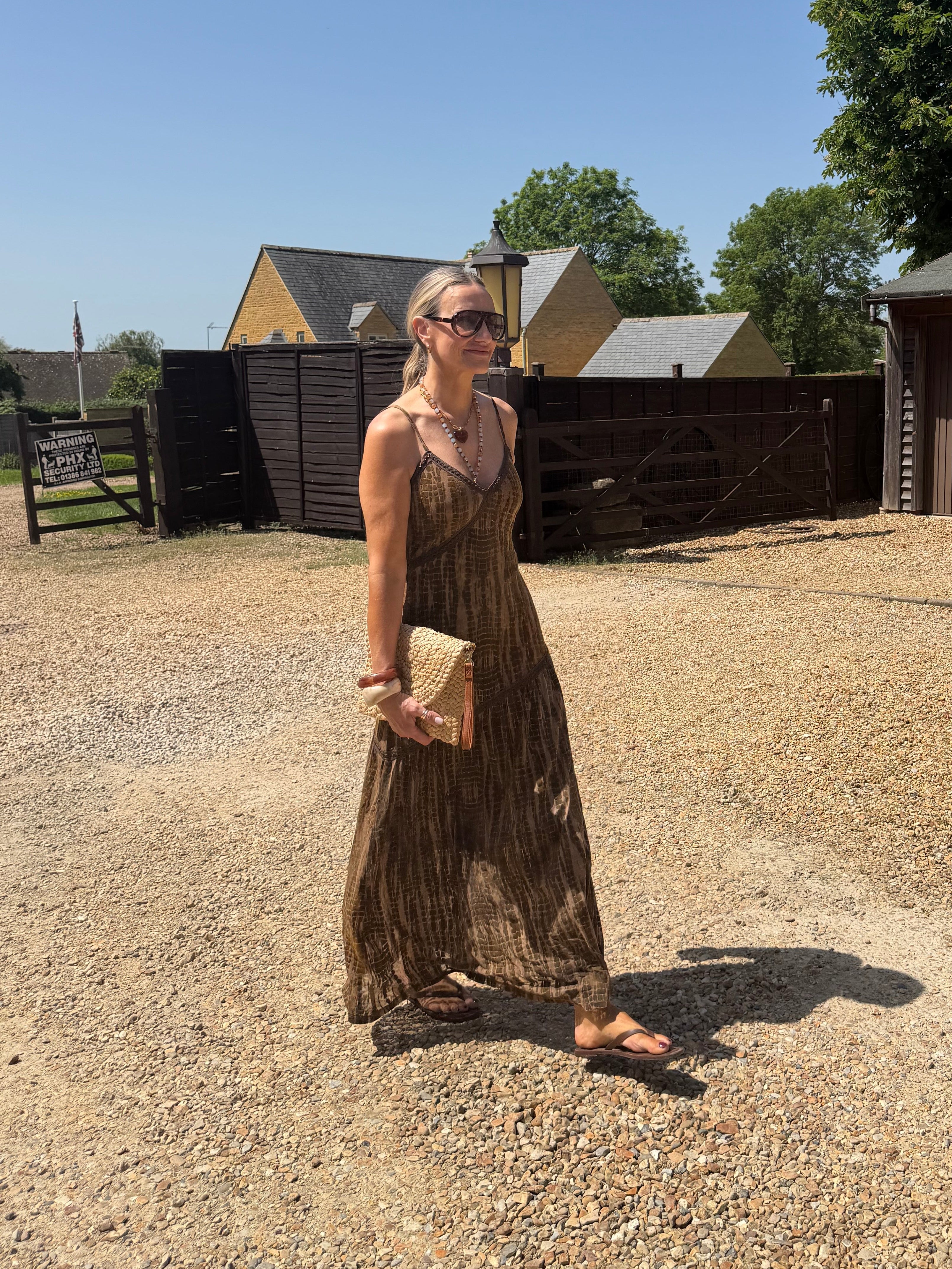 Velour Maxi Dress