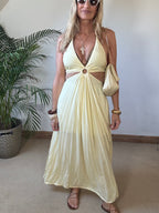 Cut Out Resort Wear Dress