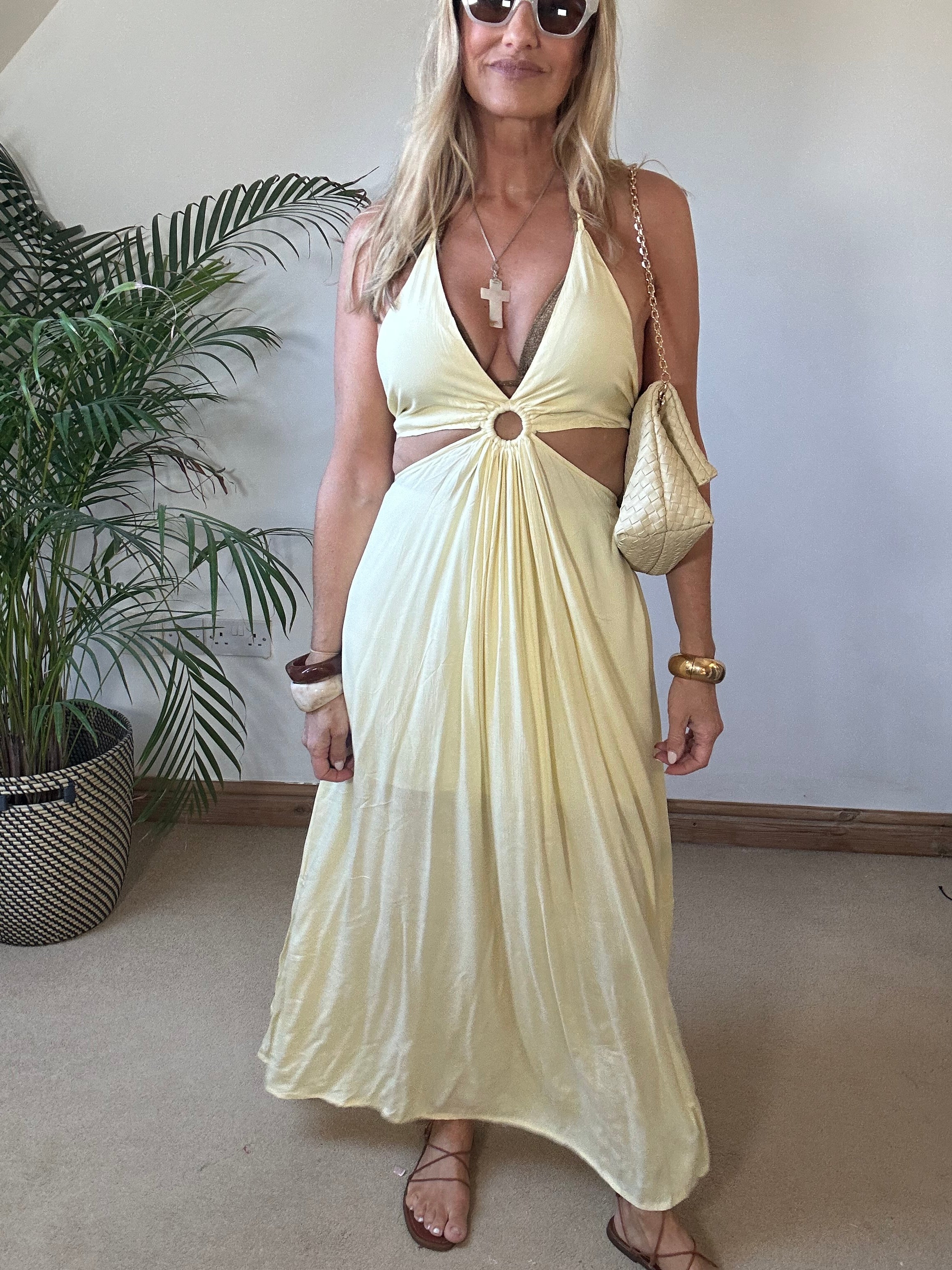 Cut Out Resort Wear Dress