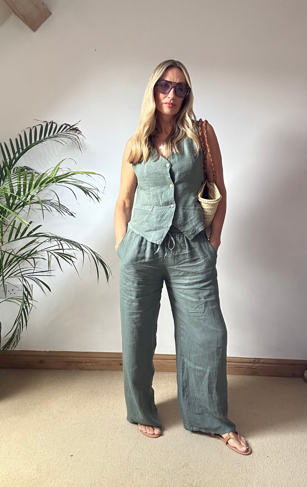 Linen Waistcoat